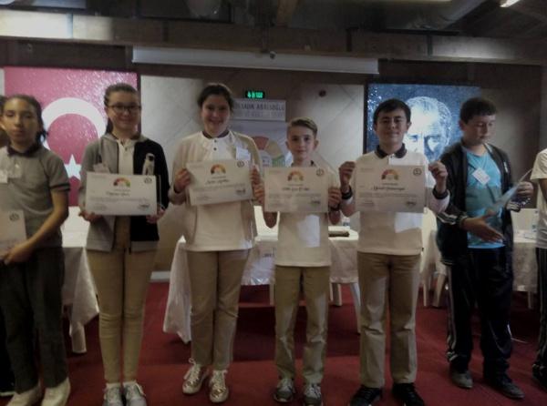Cafer Sadık Abalıoğlu EKV 7.Sınıflar Bilgi Yarışmasında Grup 1.liğimiz