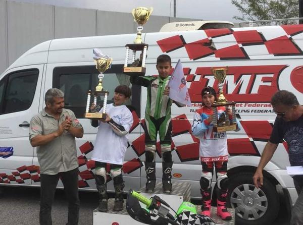 65 CC Motocross Türkiye Şampiyonu Mehmet TUĞRUL