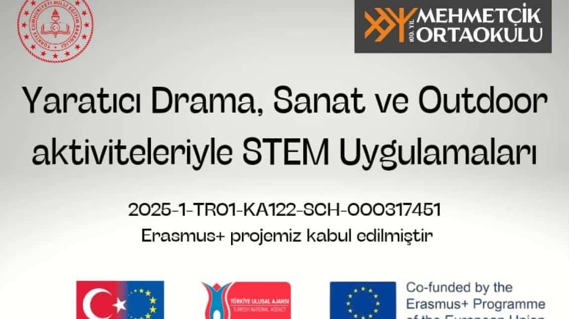2025-1-TR01-KA122-SCH- Erasmus+ projemiz kabul oldu